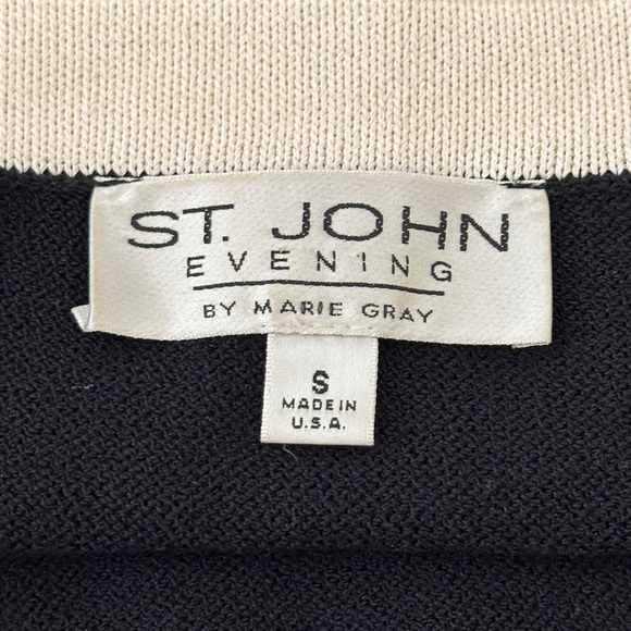 St. John Evening Knit Crystal Embellished Tank Top - Picture 4 of 4